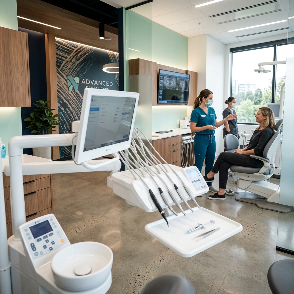 High-end luxury dental clinic interior