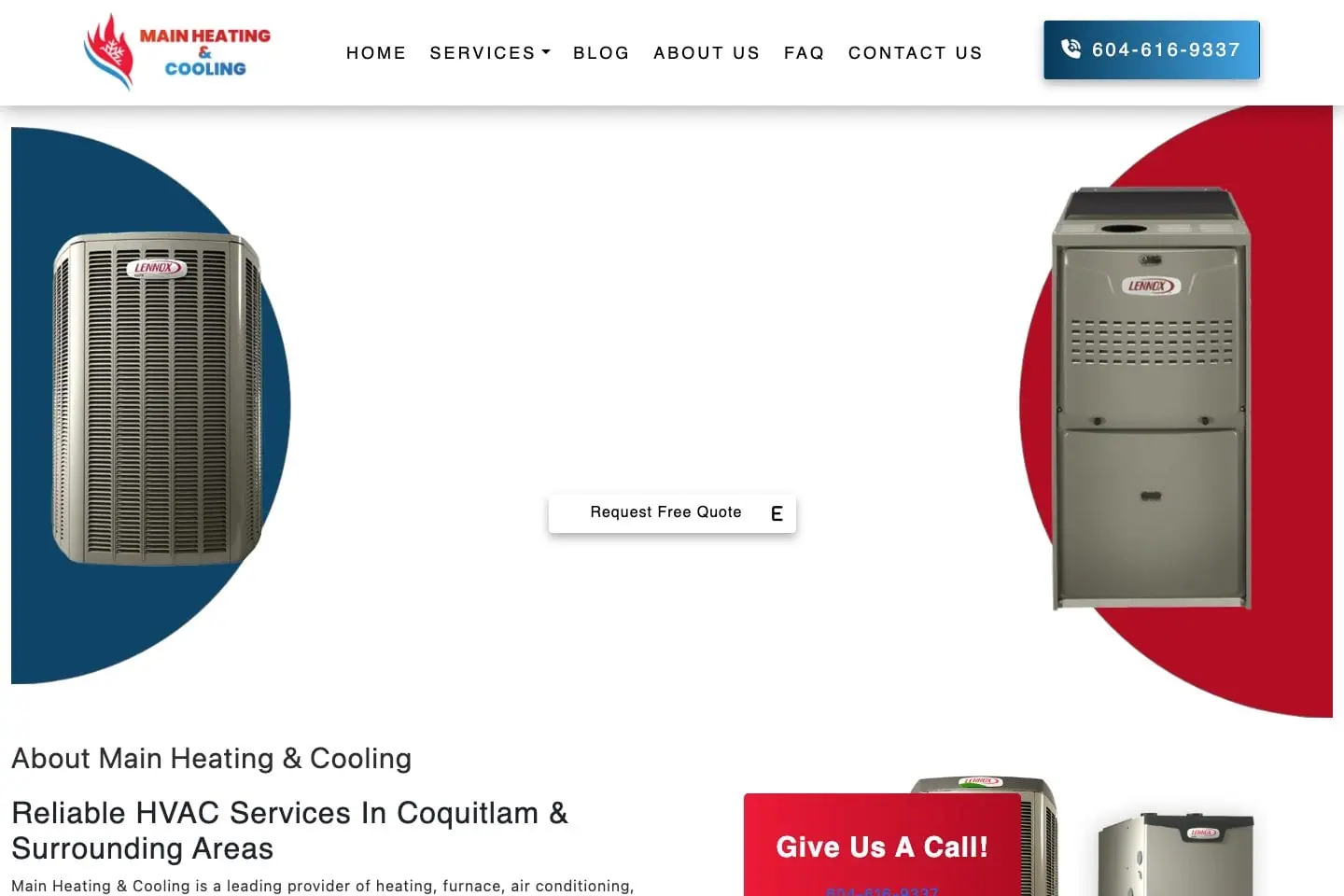 Main Heating CA: Archived public website (2024-10-04)
